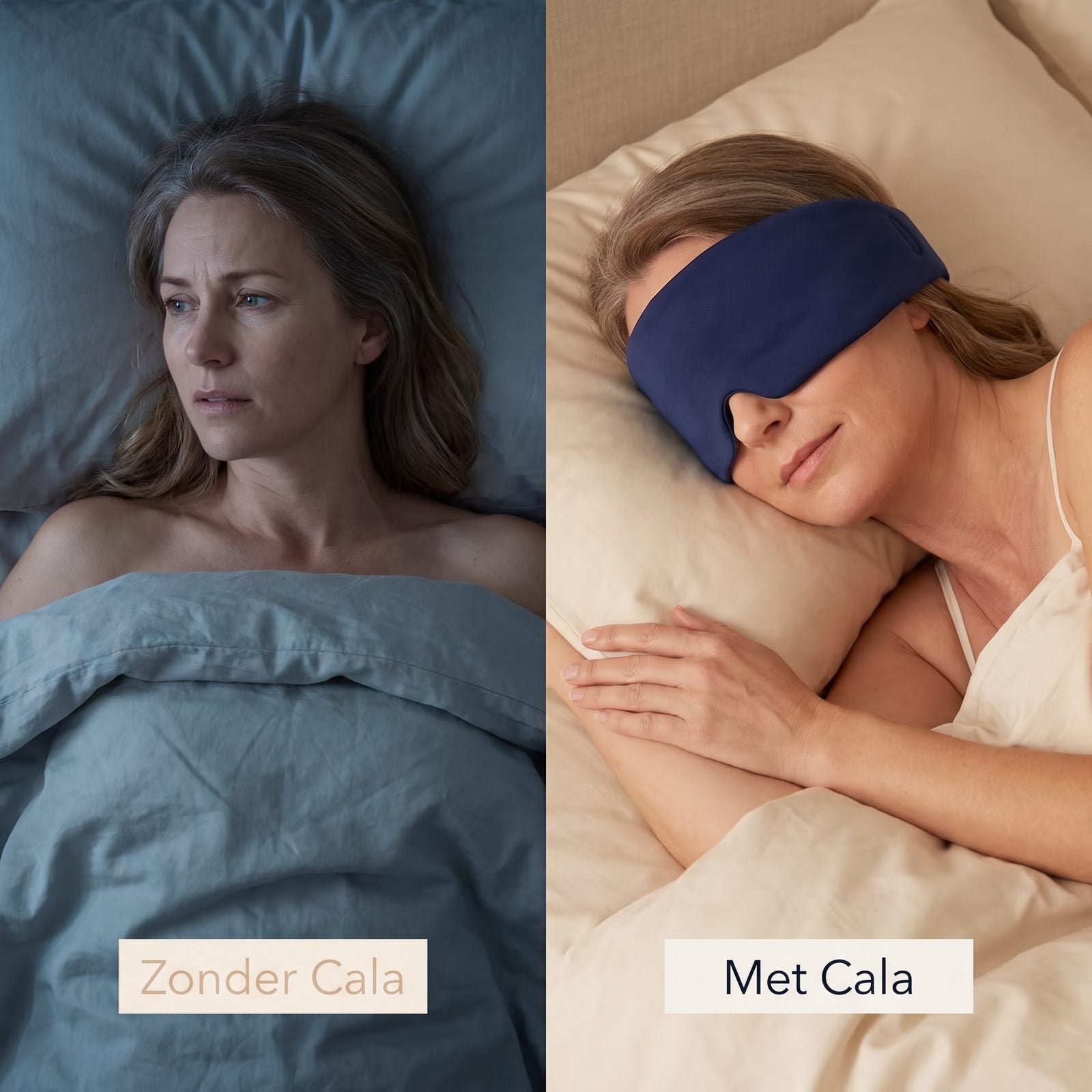 Zonder Cala · Met Cala